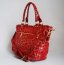 Prada 69524 Tote Bag In Red