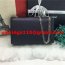 YSL Tassel Chain Bag 22cm Caviar Leather Black Silver