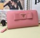 Prada Zip Around Wallet L0506 Pink