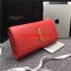 YSL Saint Laurent Clutch 27cm Smooth Leather Red