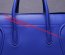 Celine Boston Leather Tote Handbag Blue