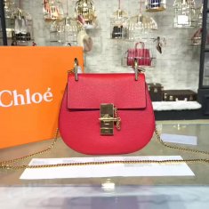 Chloe Drew Crossbody Bag Small 19cm Red