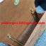 YSL Tassel Chain Bag 22cm Suede Leather Brown