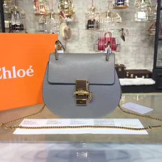 Chloe Drew Crossbody Bag Small 19cm Grey