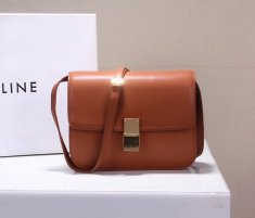 Celine Classic Box Bag 23cm Brown