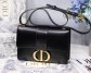Dior Montaigne Leather Bag M9203 Black