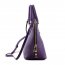 Prada 0812 purple cross pattern tote bag