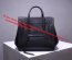 Celine Boston Leather Tote Handbag Black