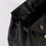 Hermes Birkin 35cm Ostrich Leather Bag Black Gold