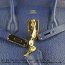 Hermes Birkin 35cm Togo leather Handbags dark blue golden