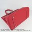 Hermes Birkin 35cm cattle skin vein Handbags red silver