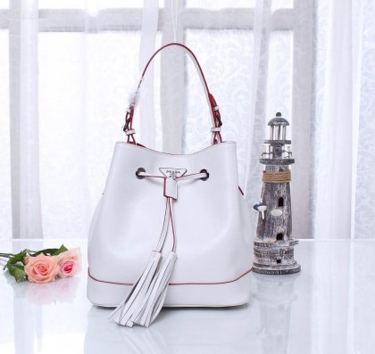 Prada 5069 Shoulder Bag In White
