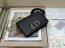 Dior Montaigne CD Black Leather Belt bag With Chain