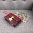 Dior Addict WOC Burgundy Leather Chain Bag 19cm