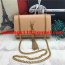 YSL Tassel Chain Bag 22cm Smooth Leather Apricot Gold