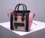 Celine Small Luggage Tote 20cm Black Nude Pink