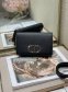 Dior Montaigne CD Black Leather Belt bag With Chain