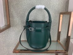 Celine New Bucket Nabo Bag Dark Green