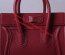 Celine Small Luggage Tote 20cm Burgundy Leather Bag
