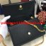 YSL Tassel Chain Bag 22cm Caviar Leather Black Gold