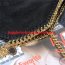 Stella McCartney Falabella Shaggy 25cm Shoulder Bag Black Gold