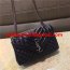 Top Quality YSL Envelope Shoulder Bag 23cm Black