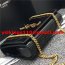 YSL Patent Leather Chain Bag 22cm Black