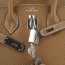 Hermes Birkin 25cm Handbag 6068 light coffee silver