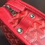 Goyard Cosmetic Bag Red Toiletry Case