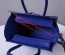 Celine Small Luggage Tote 20cm Blue Leather Bag