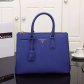 Prada Galleria Bag 2274 Saffiano Leather 33cm Blue