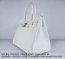 Hermes Birkin 35cm Togo leather Handbags white silver