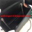 YSL Tassel Chain Bag 22cm Caviar Leather Black Silver