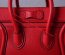 Celine Small Luggage Pebble Leather 20cm Red