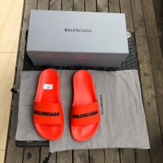 Balenciaga flat shoes red