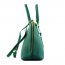 Prada 0812 dark green cross pattern tote bag