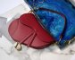 AAA+ Dior Replica Saddle bag 25cm Red